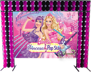 Decoração Barbie Pop Star