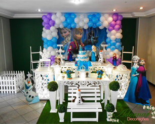 Decoração Frozen